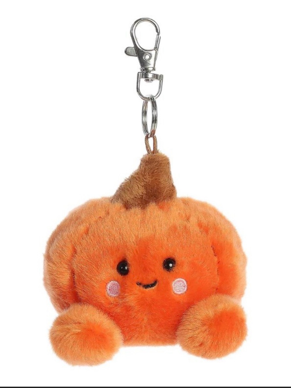 Aurora Palm Pals 4" Paisley Pumpkin Adorable Clip-On